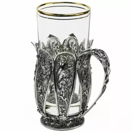 Подстаканник из серебра "Вдохновение"